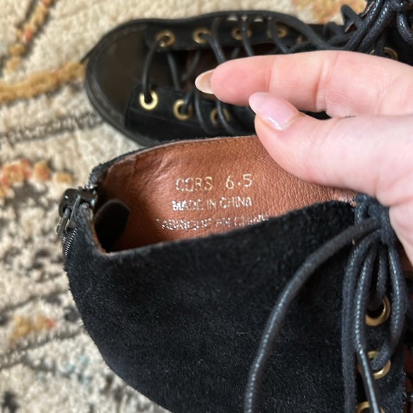 Jeffrey Campbell Cors Lace Up Ankle Booties - Picture 6 of 7